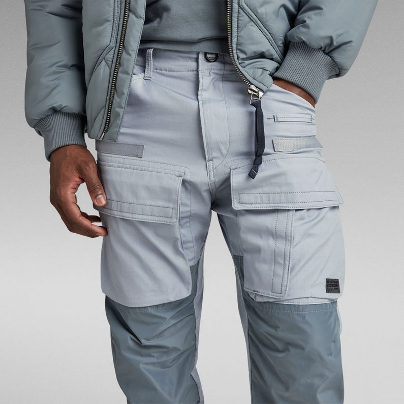G-Star RAW® Pantalones 3D Regular Tapered Cargo Gris