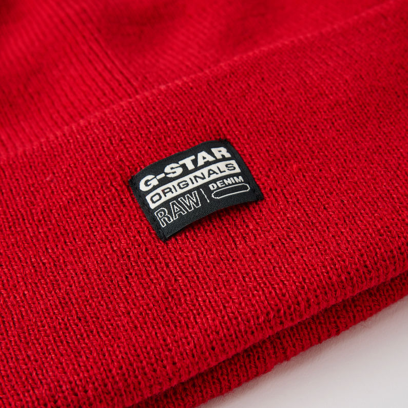 G-STAR® Gorro Effo Long Rojo detail shot buckle