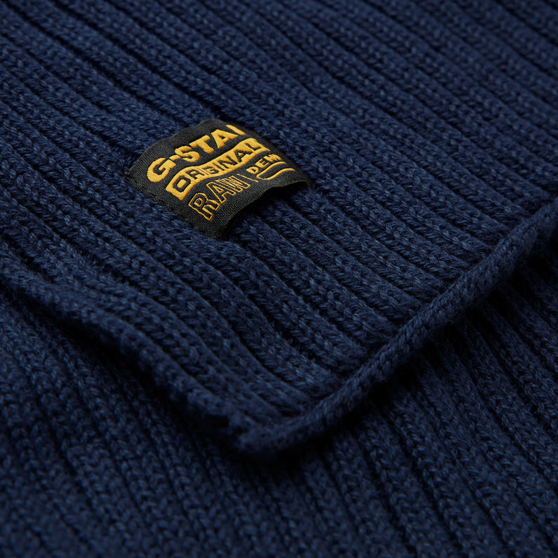 G-STAR® Écharpe Effo Text Bleu foncé