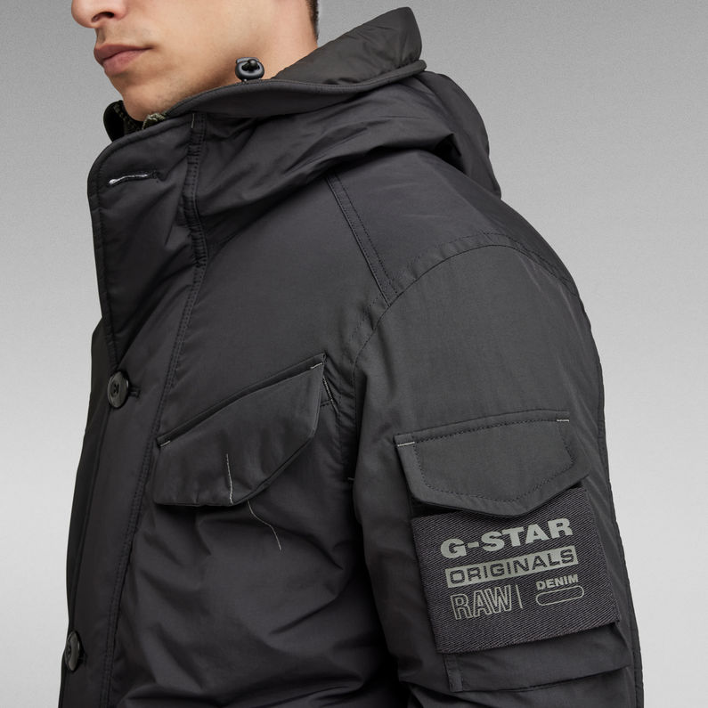 G-STAR® Parka Vodan Padded Hooded Noir