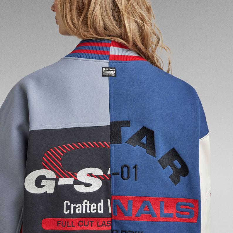 G-Star RAW® Varsity Bomber Loose Sweater Multi color