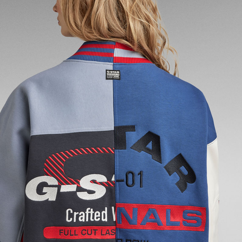 G-STAR® Varsity Bomber Loose Sweater Meerkleurig