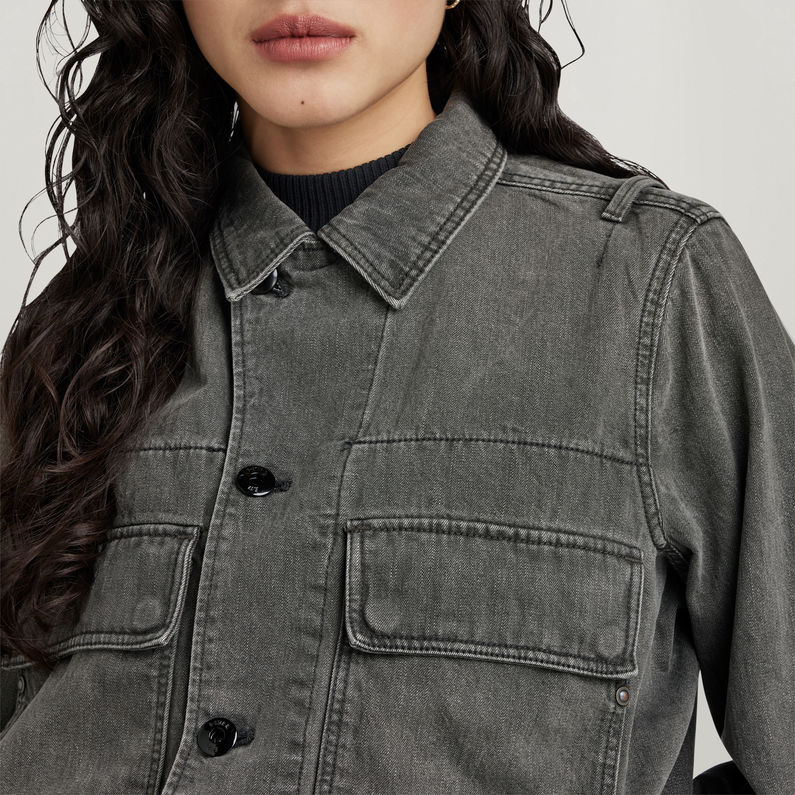 G-Star RAW® Unisex Utility Flap Pocket Jacket Grey