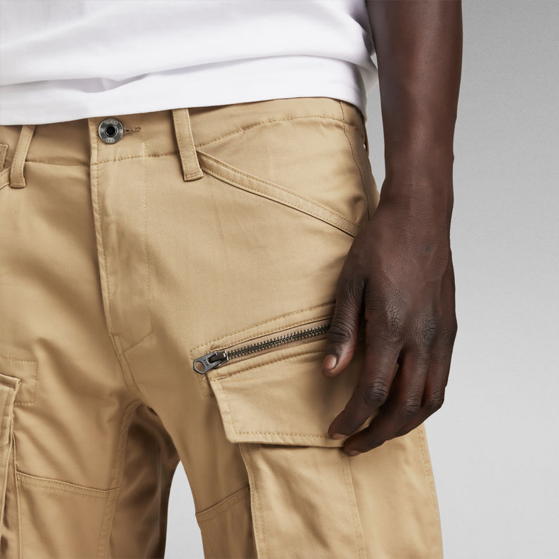 G-STAR® Rovic Zip 3D Regular Tapered Broek Bruin