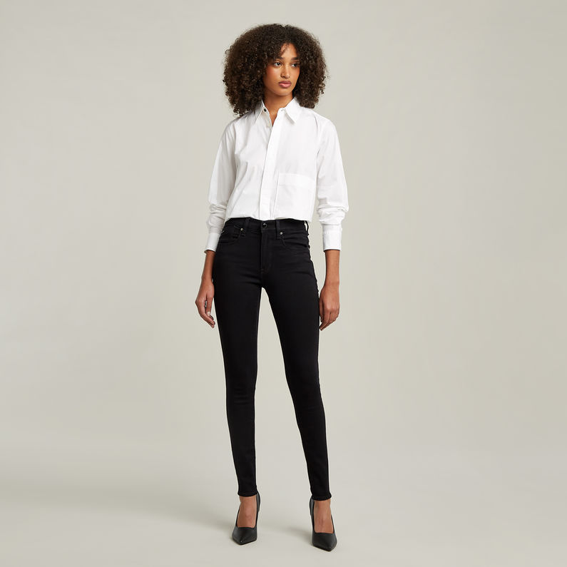 G-Star RAW® Lhana Skinny Jeans Schwarz