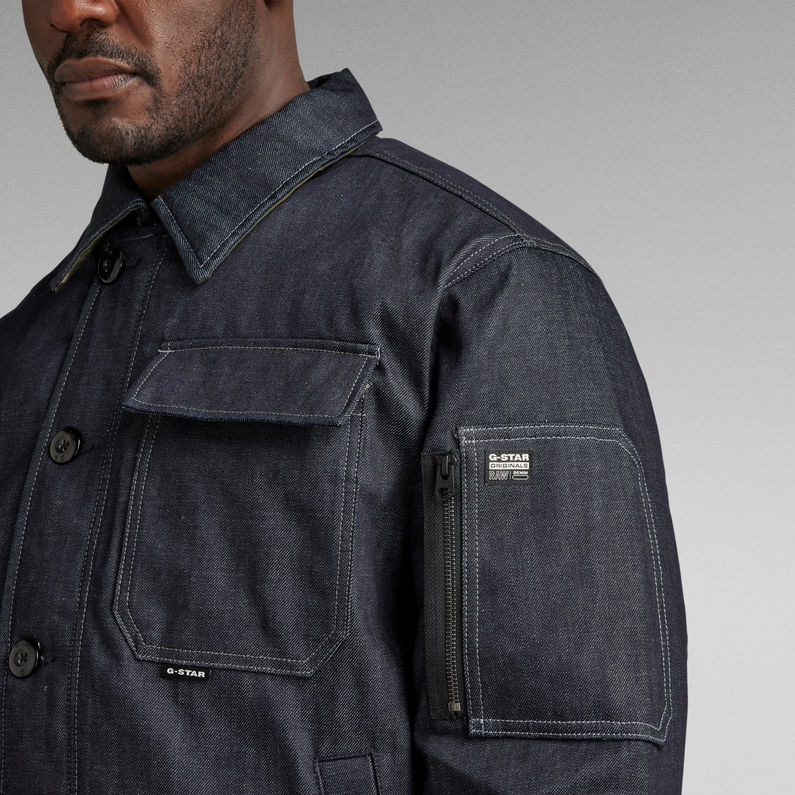 G-STAR® Deck Padded Denim Jacket Dark blue