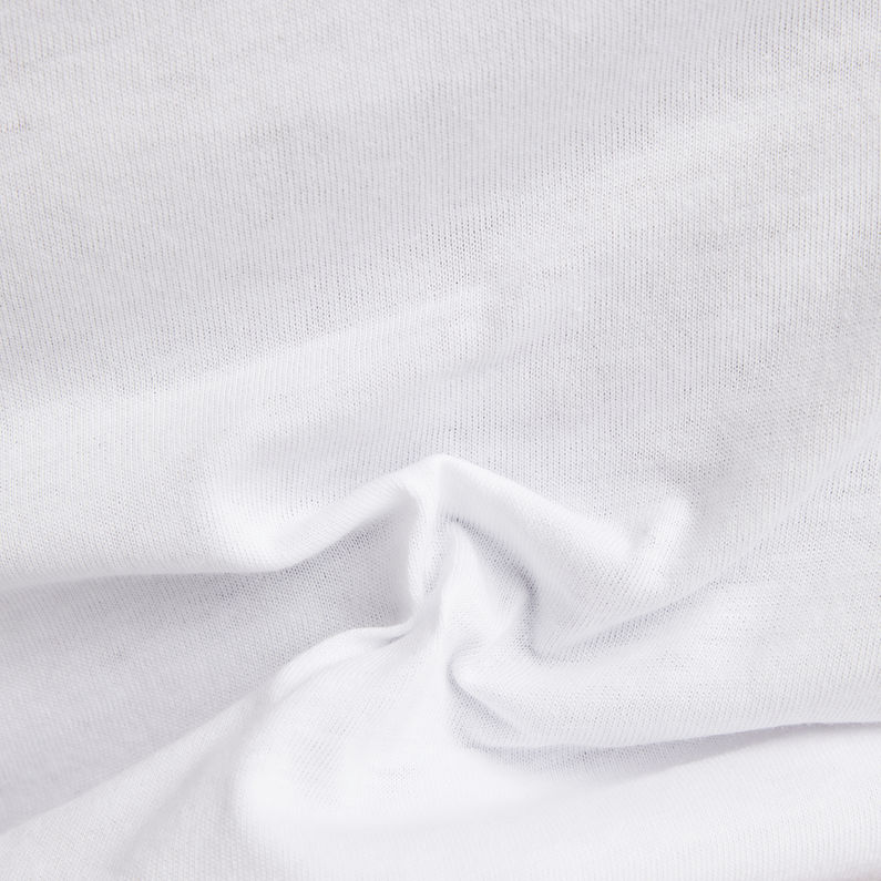 G-STAR® Puff Logo Slim T-Shirt White