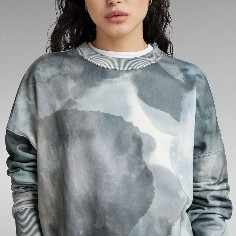 G-Star RAW® Printed XXL Sweater Meerkleurig