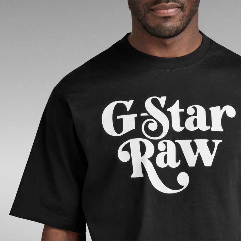 G-Star RAW® Unisex Foxy Boxy T-Shirt Schwarz