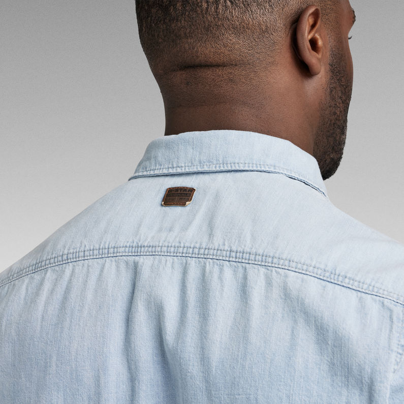 G-Star RAW® 3301 Slim Denim Hemd Mittelblau