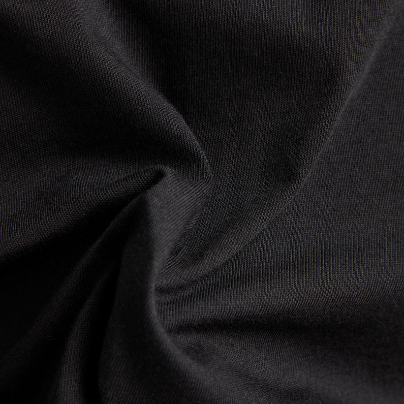 G-STAR® Graphic Ribbed T-Shirt Zwart
