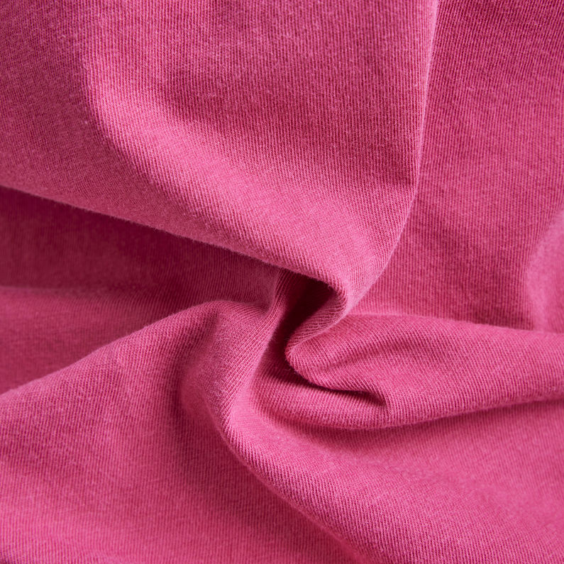 G-STAR® T-Shirt Eyben Slim V-Neck Rosa