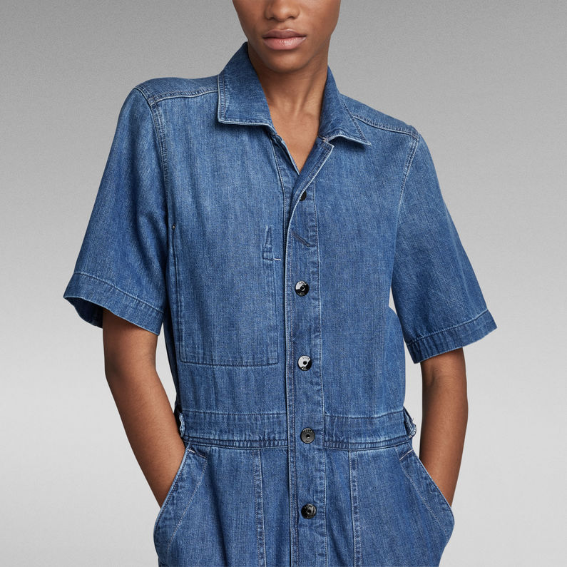 G-Star RAW® Jumpsuit Relaxed Midden blauw