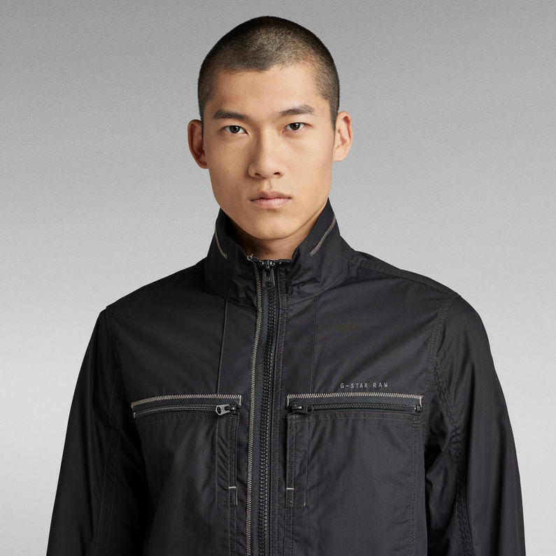 g-star-fabric-mix-overshirt-black