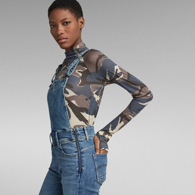 G-STAR® Lynn High Waist Skinny Overall Mittelblau