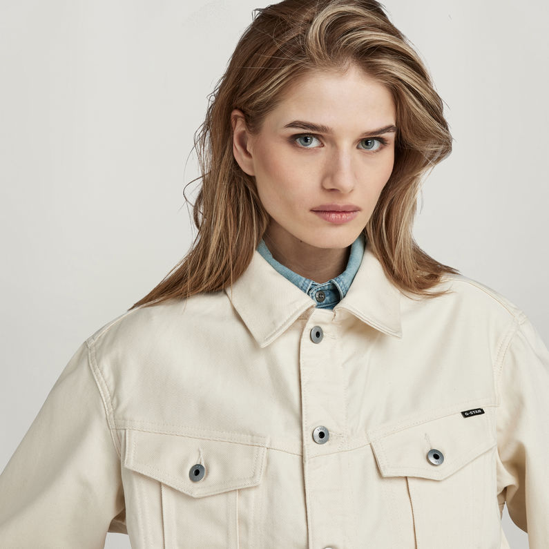 G-Star RAW® Oversized Western Jacket Evergreen Beige