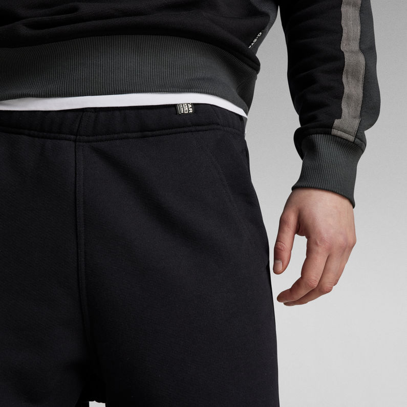 G-Star RAW® Pantalon de jogging Essential Unisex Loose Tapered Noir