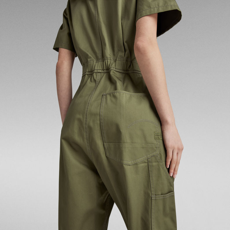 g-star-raw-relaxed-short-sleeve-jumpsuit-green