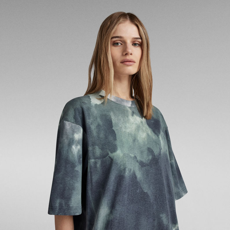 G-Star RAW® Vestido Boxy U Tee Allover Multi color