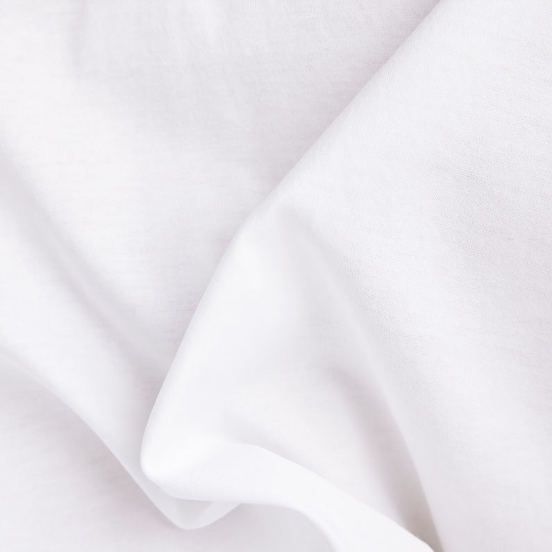 G-Star RAW® Essential Loose Deep V-Neck T-Shirt Weiß