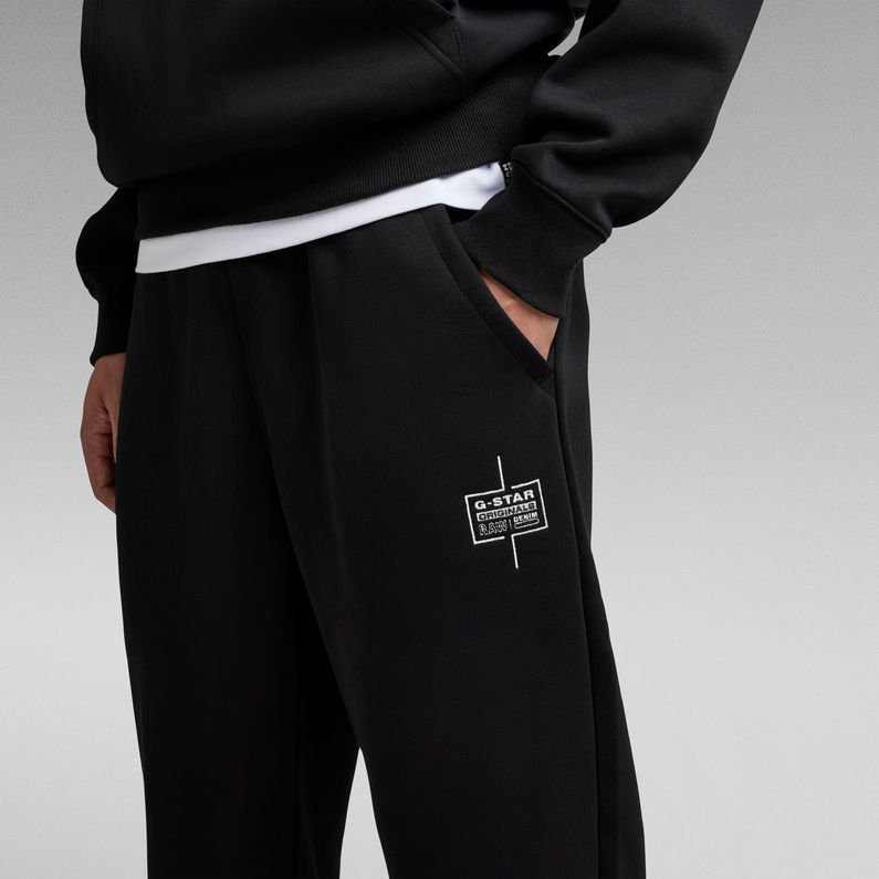 G-STAR® Unisex Core Tapered Sweat Pants Black