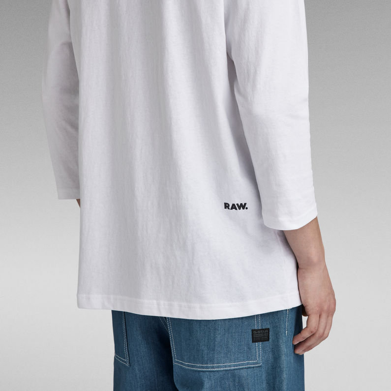 G-STAR® Premium Dommic Stalt Pocket T-Shirt Weiß