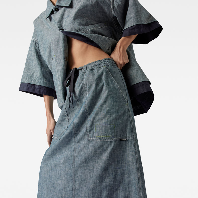 G-Star RAW® GSRR Long Parka Skirt Dark blue