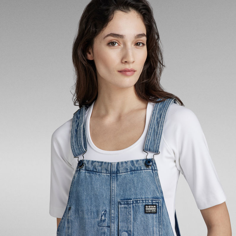 G-Star RAW® Utility Bib Latzhose Hellblau