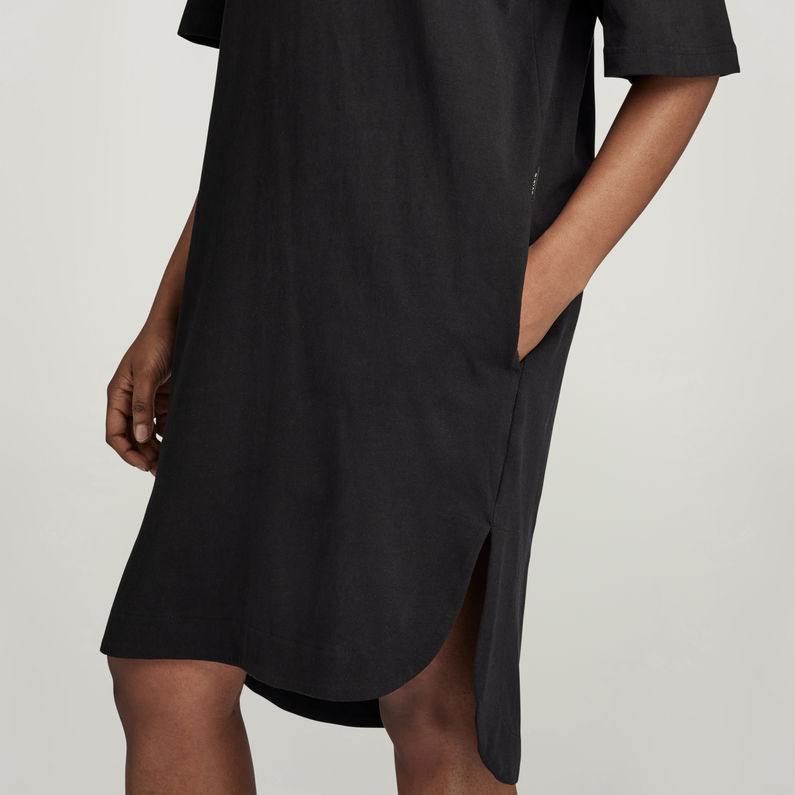 G-Star RAW® Boxy U Tee Kleid Schwarz