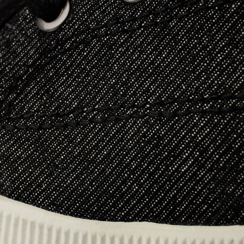 G-STAR® Bottines Aefon II Mid RF Denim Noir fabric shot