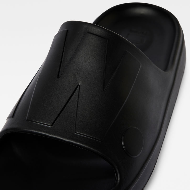 G-STAR® D Staq Tonal Pantoletten Schwarz detail