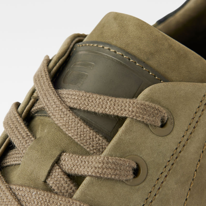 G-STAR® Rovic Nubuck Sneakers Groen detail