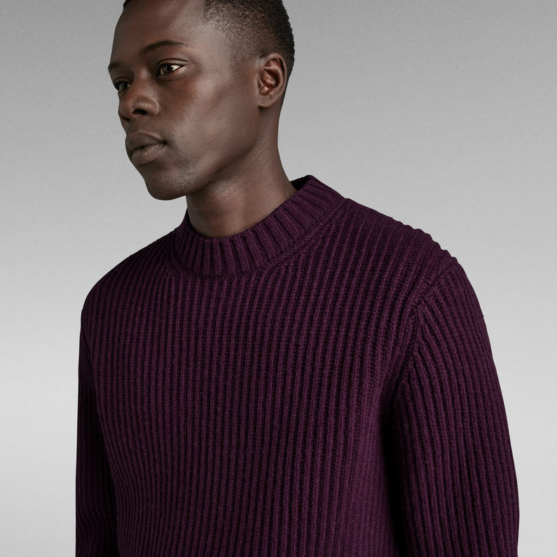 Essential Knitted Sweater | Purple | G-Star RAW® US