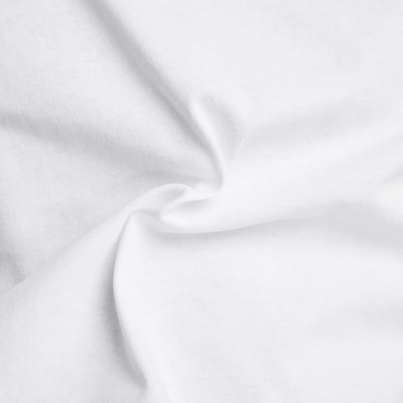G-STAR® T-Shirt Old School Chest Graphic Blanc