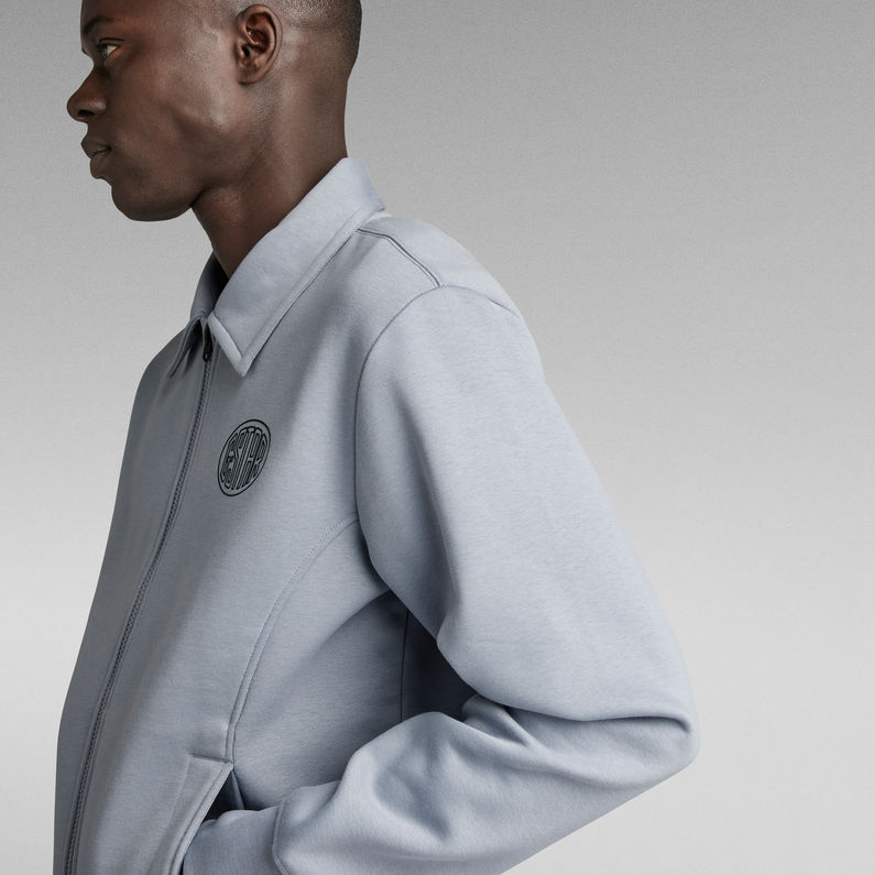 G-STAR® Sudadera Polo Collar Zip Thru Gris