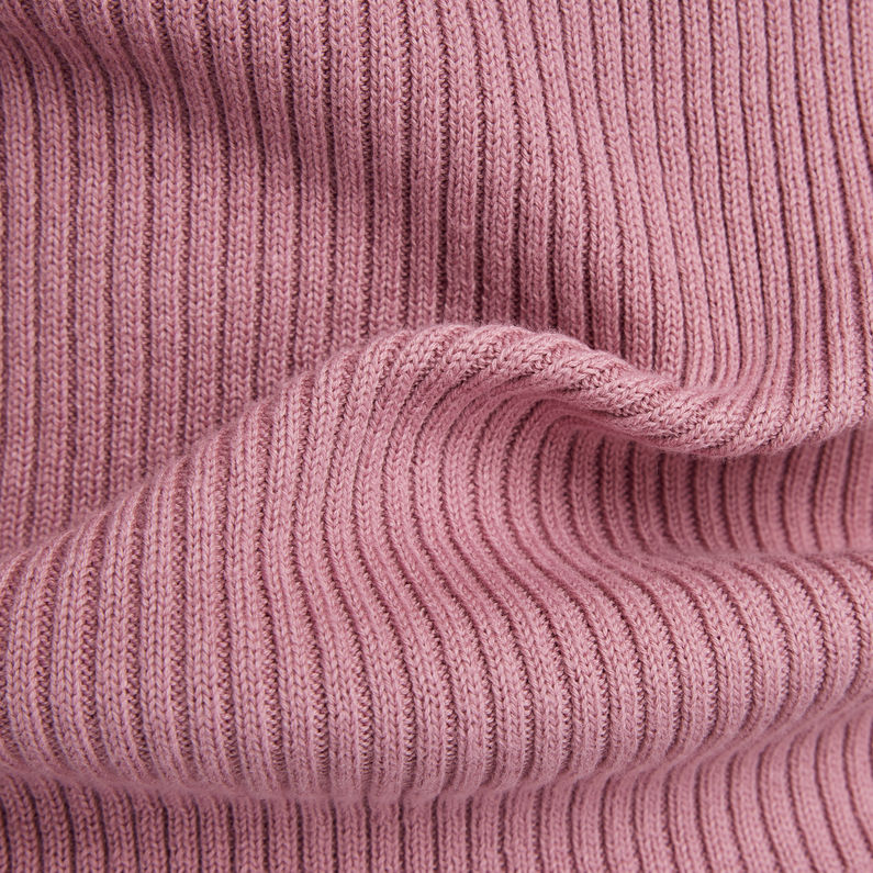 Y2K Zip Through Knit | Pink | G-Star RAW® US