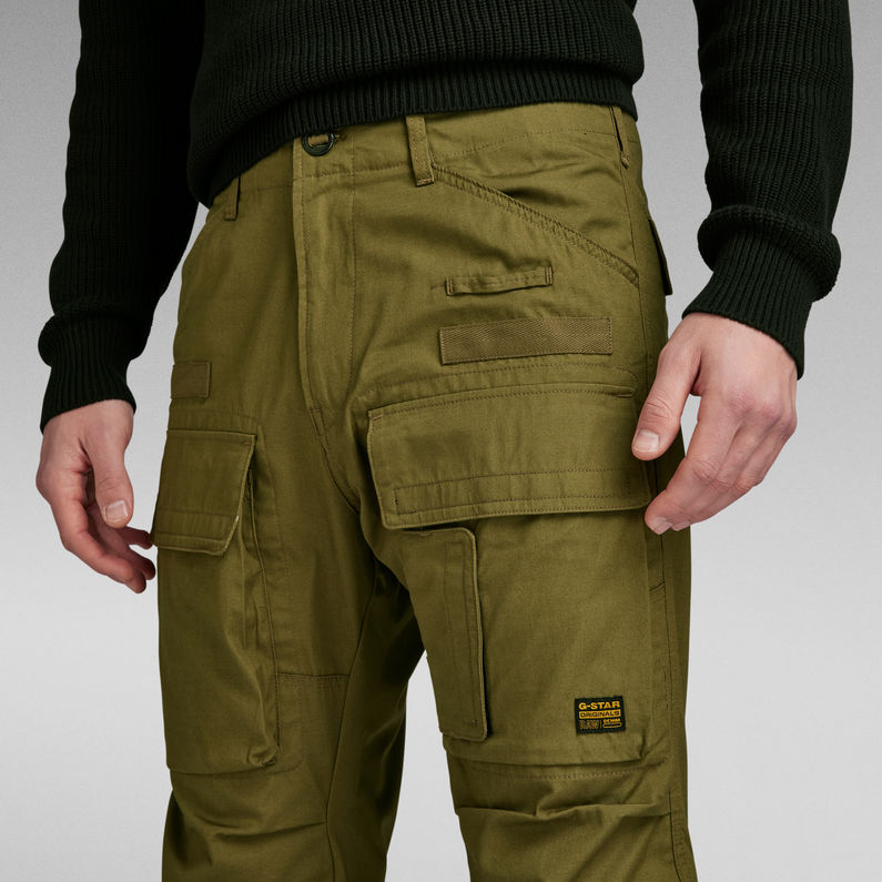 3D Regular Tapered Cargo Pants | Green | G-Star RAW® DE