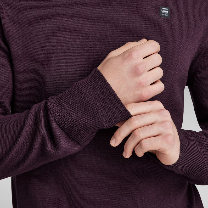 G-STAR® Pull en Maille Premium Core Turtle Violet