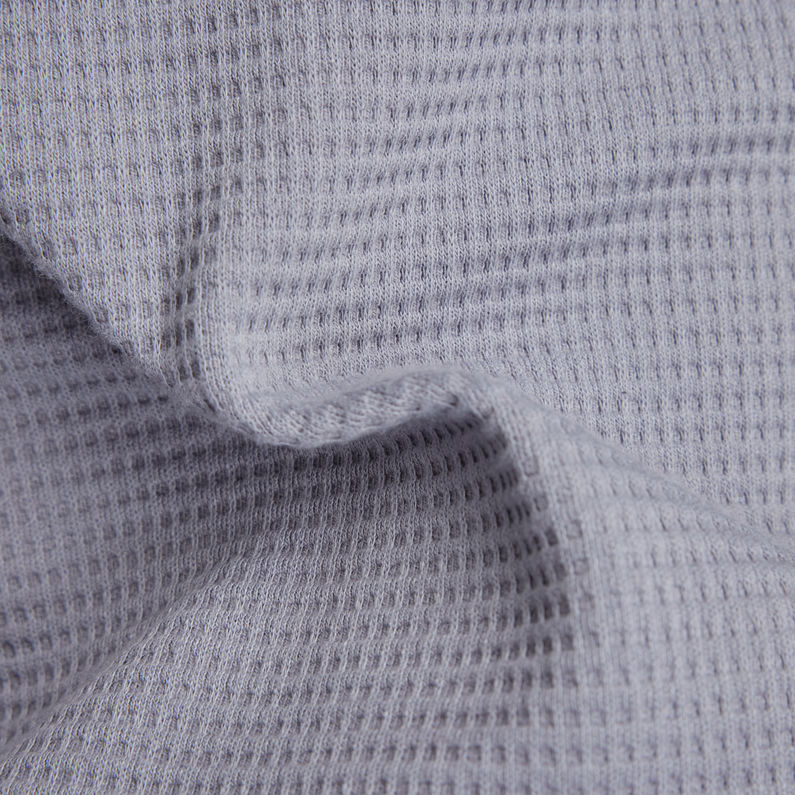 G-STAR® T-Shirt Manches Longues Jirgi Half Zip Slim Gris