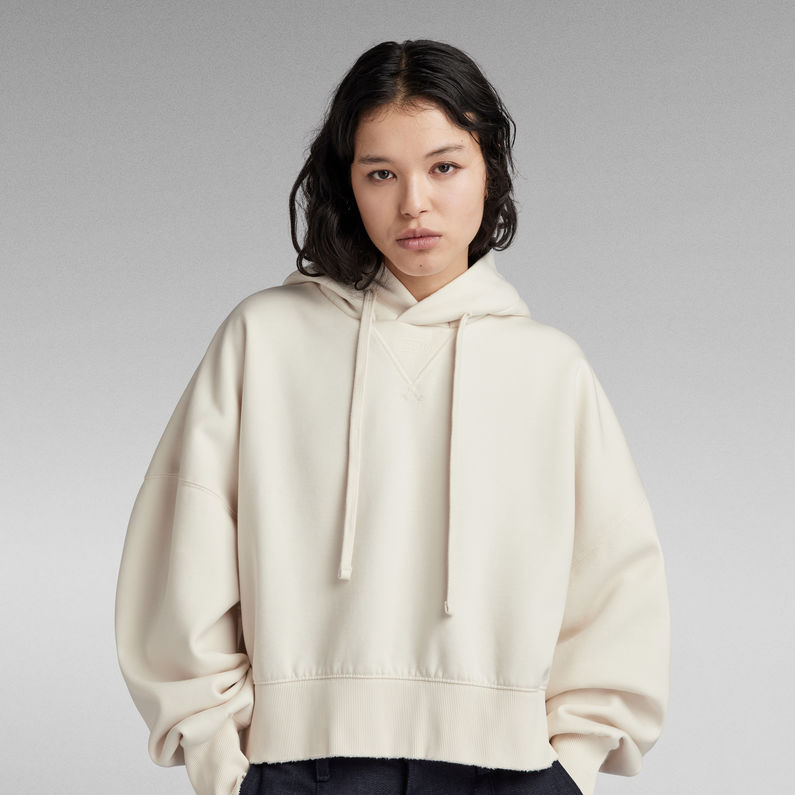 g-star-raw-sweat-a-capuche-oversized-cropped-beige