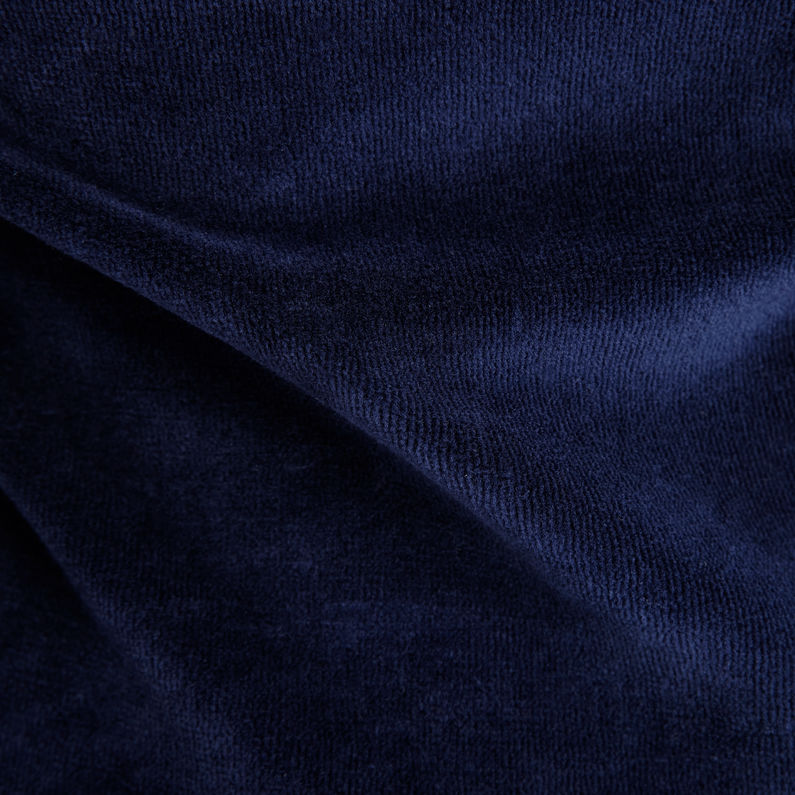 G-STAR® Robe Velvet Slit Bleu foncé
