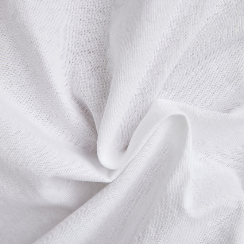 G-STAR® T-Shirt Moto Boxy Graphic Blanc