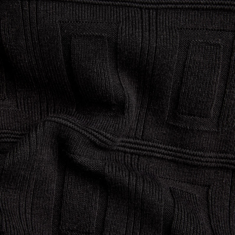 G-STAR® Table Structure Turtle Knitted Sweater ブラック