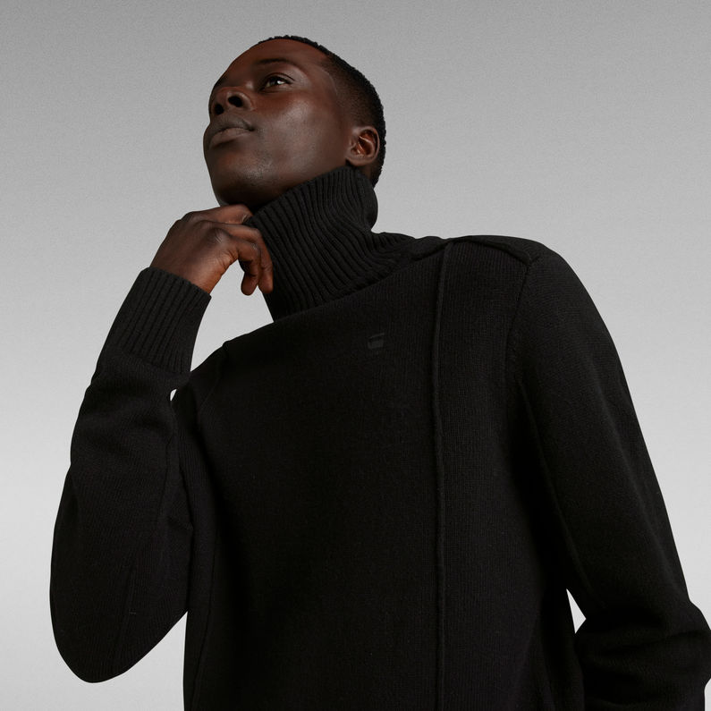 G-STAR® Jersey Structure Turtle Knitted Negro