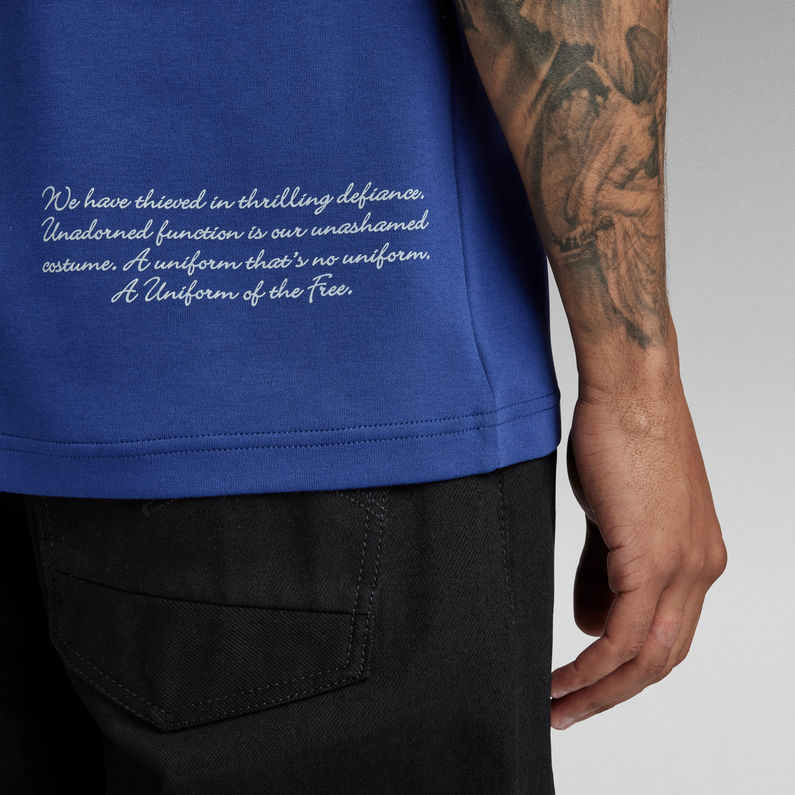 G-STAR® T-shirt Multi Graphic Bleu moyen