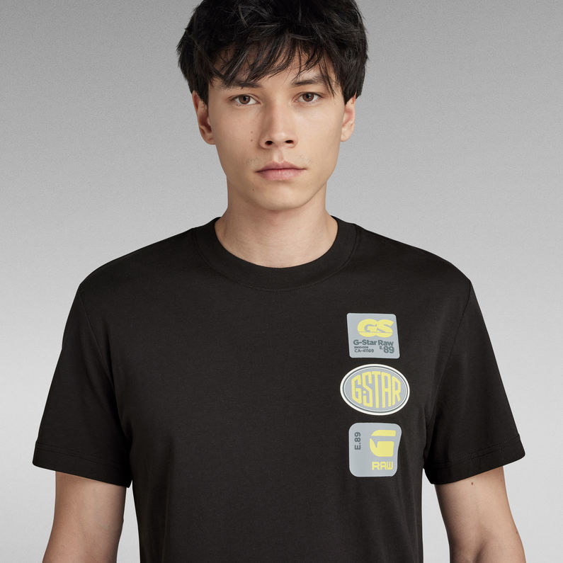 G-STAR® Multi Badge T-Shirt Zwart