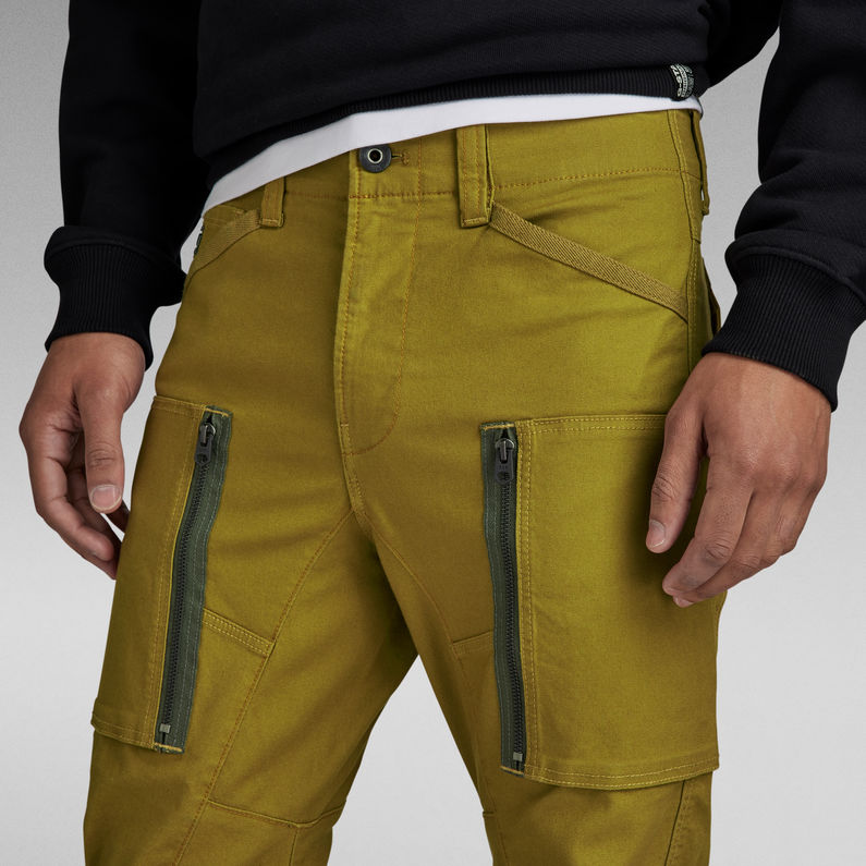 g-star-pantalon-cargo-zip-pocket-3d-skinny-vert