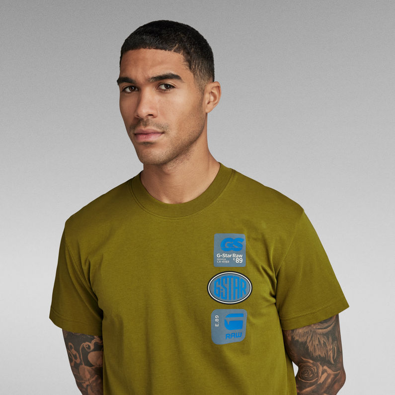 g-star-multi-badge-t-shirt-green