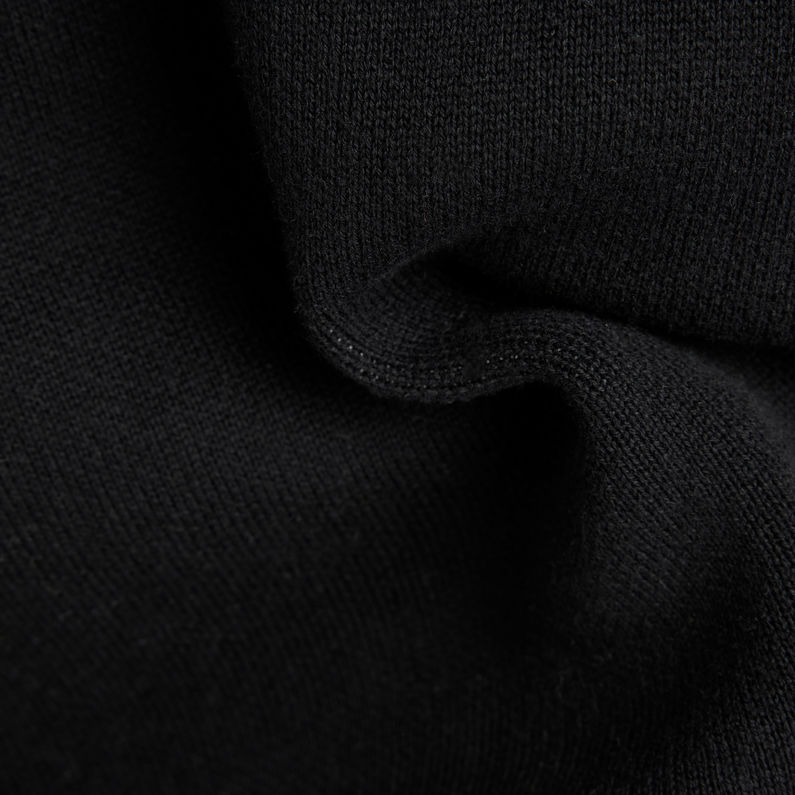 G-STAR® Graphic Loose Knitted Pullover Schwarz