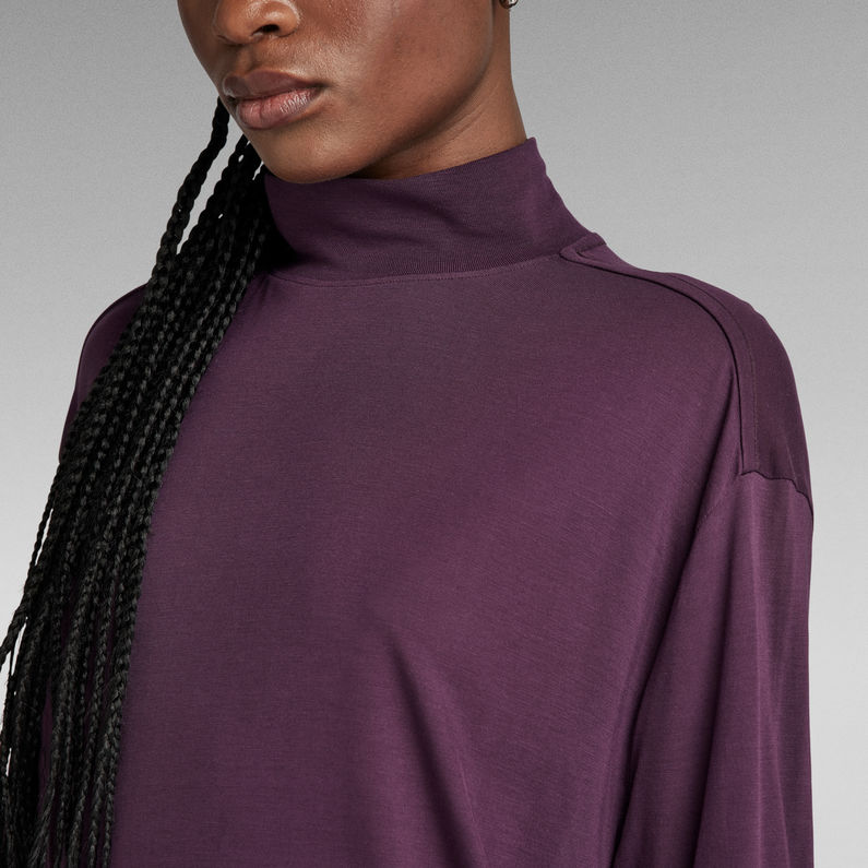 g-star-essential-mock-loose-top-purple